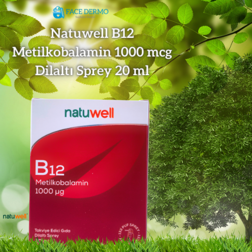 Natuwell B12 Metilkobalamin 20 Ml Sprey